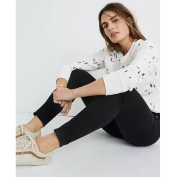 NEW Madewell 9 Inch Mid-Rise Skinny Jean Black Lunar Wash Women's Size 23 Petite - Picture 12 of 12